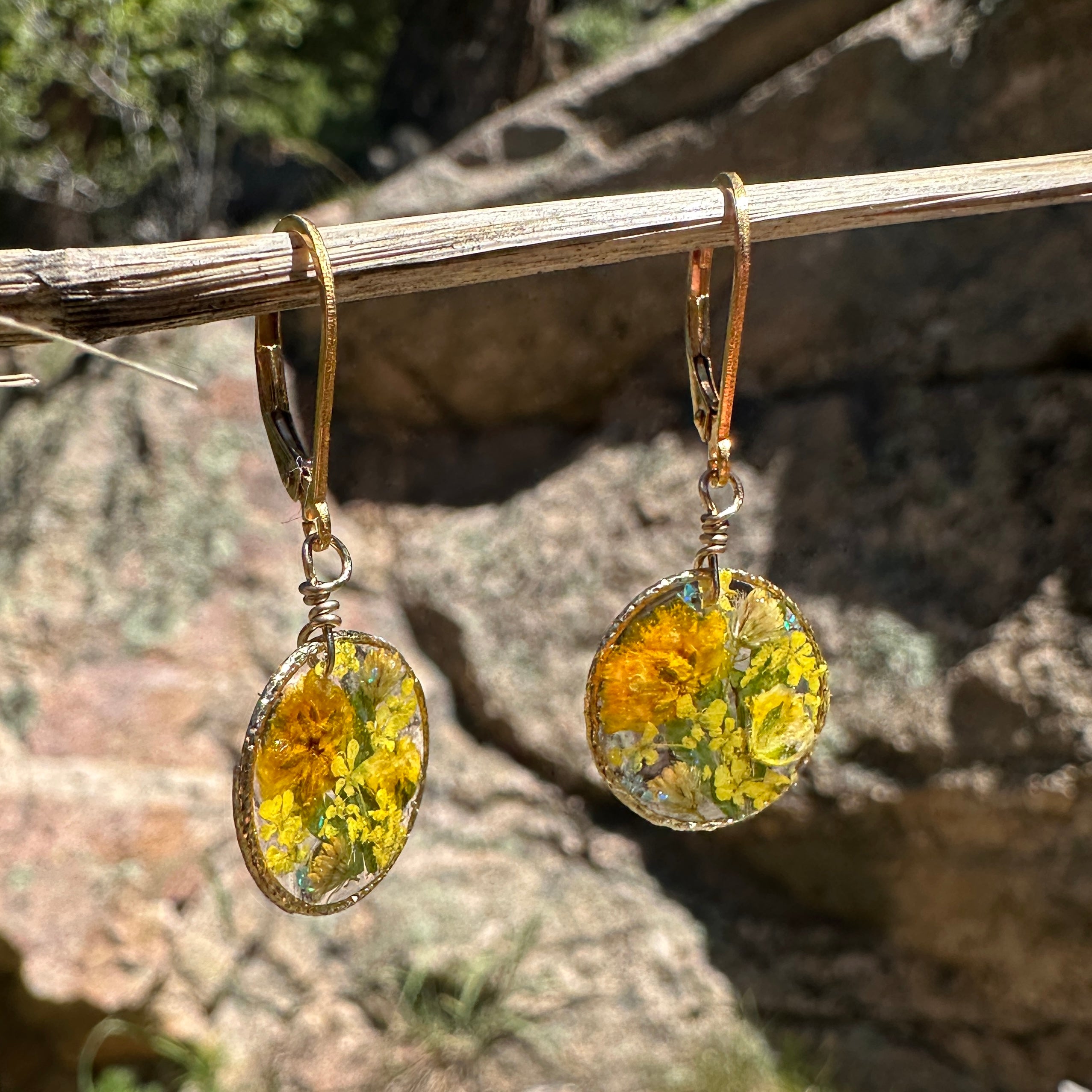 Sunshine Wildflower Earrings - BG 447