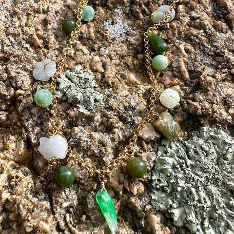 Jade Charm Necklace