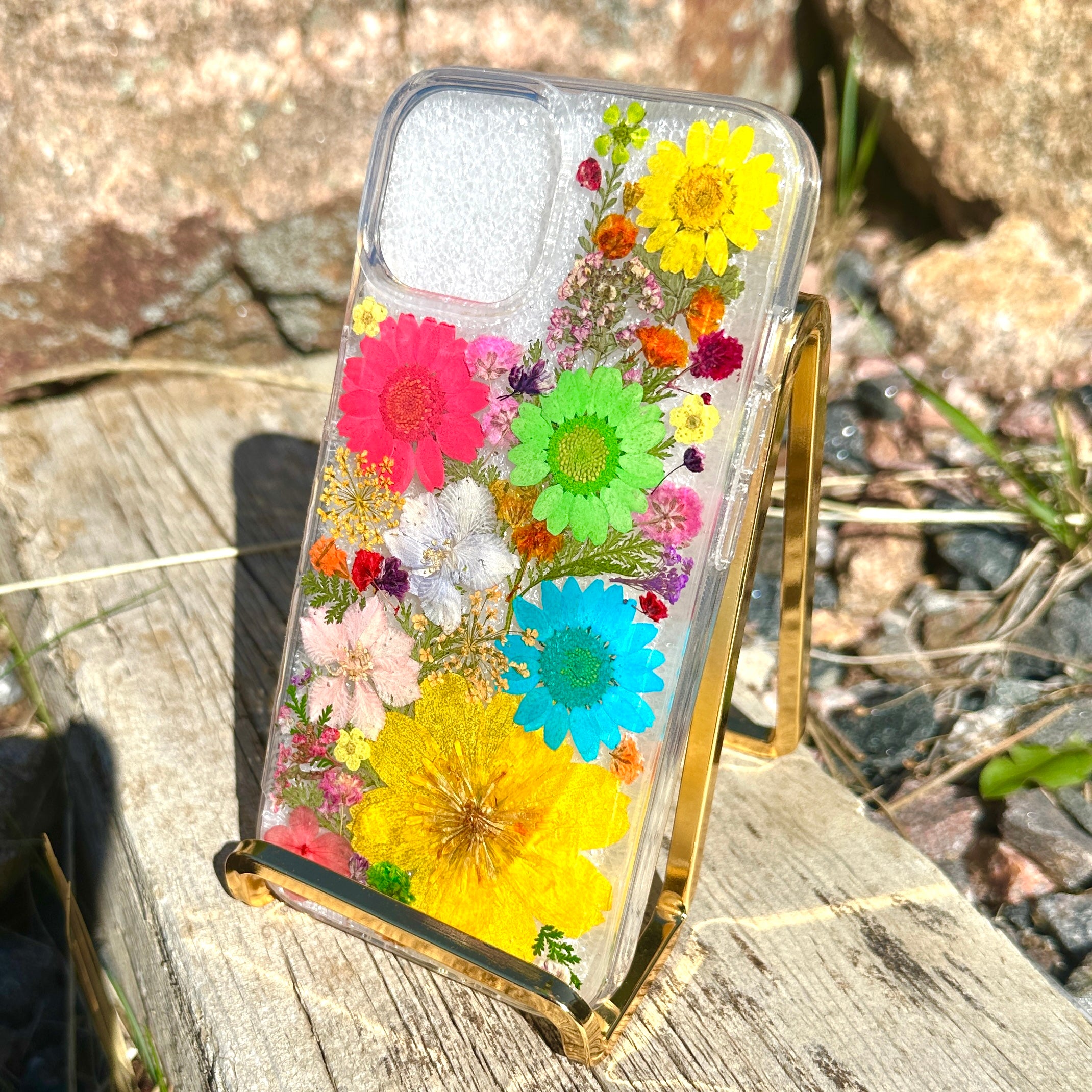 iPhone 14 Flower Phone Case - BG 299
