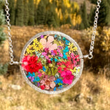 Botanical Flower Necklace - BG 127