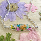 Garden of Pastel Flower Necklaces - BG101
