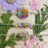 Garden of Pastel Flower Necklaces - BG101