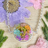 Garden of Pastel Flower Necklaces - BG101
