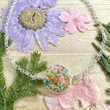 Garden of Pastel Flower Necklaces - BG101