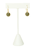 Labradorite Bezel Drop Earrings