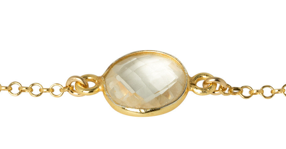 Quartz Bezel Bracelet