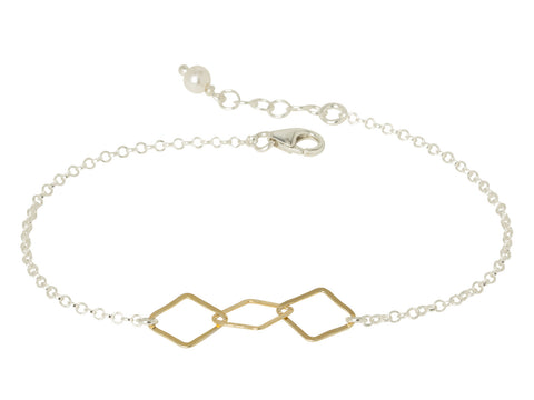 Gold Diamond Chain Bracelet