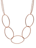 Cascading Rose Gold Chain Necklace