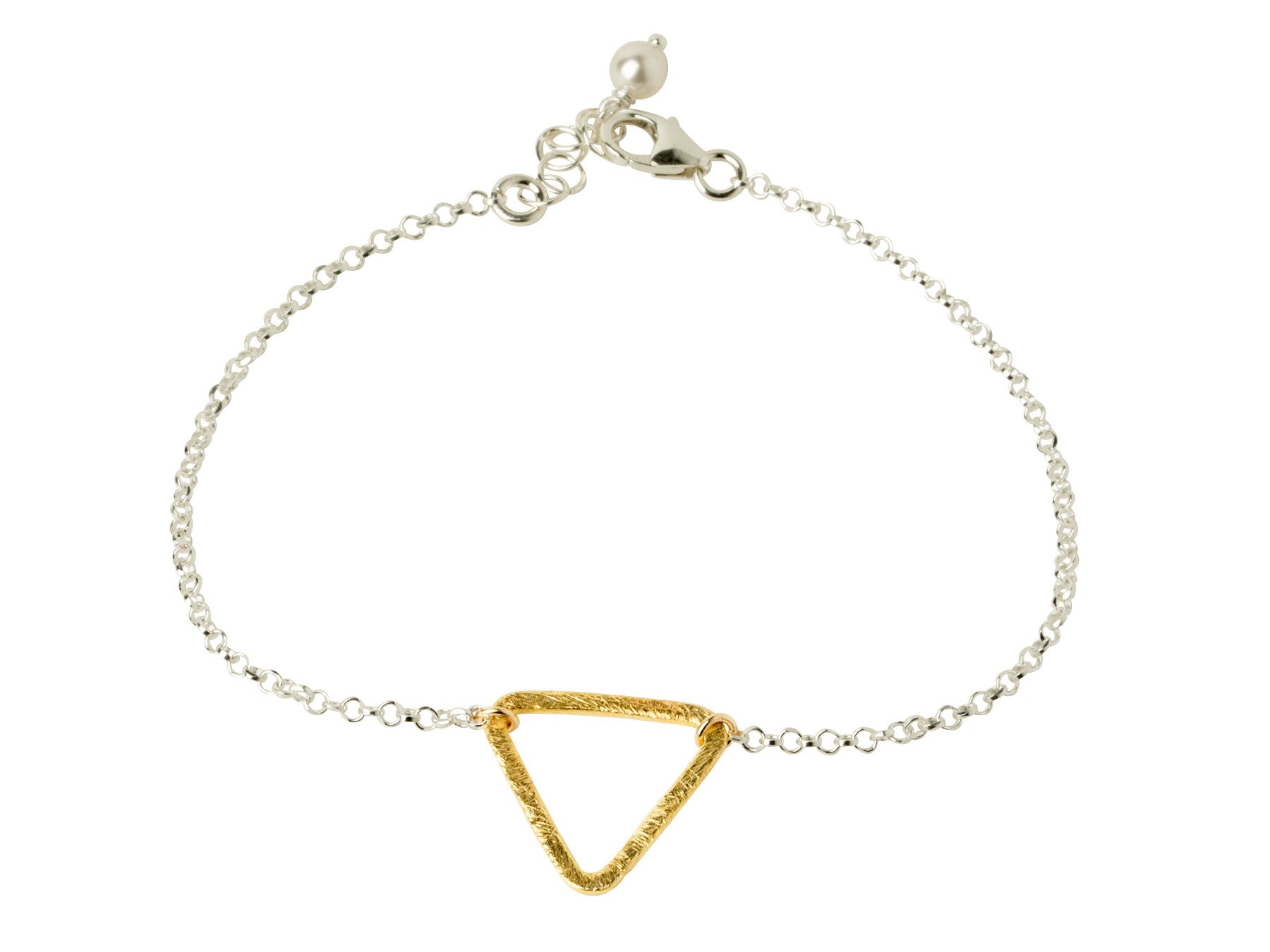 Trendy Silver Triangle Bracelet - Pura Vida Bracelets - Shop Now! - Bellaboo