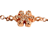 Rose Gold Snowflake CZ Bracelet