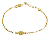 14kt Gold-Filled Snowflake CZ Bracelet