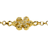 14kt Gold-Filled Snowflake CZ Bracelet