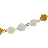 Jade Tiny Flowers Bracelet