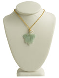 Jade Lotus Flower Necklace