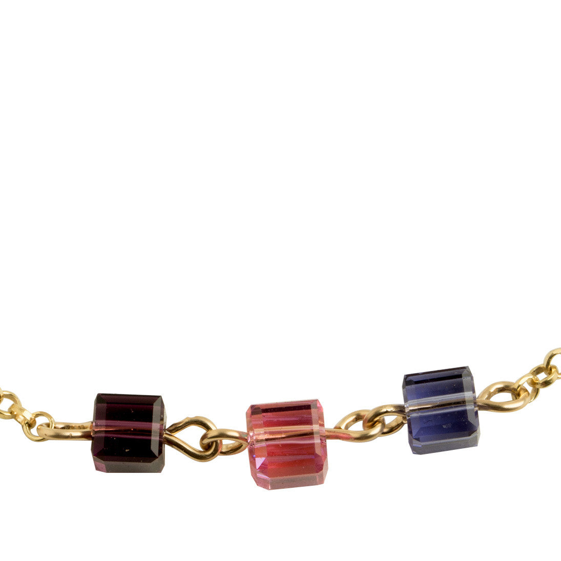 Pretty Purples Cube Bracelet