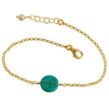 Turquoise Coin Bracelet