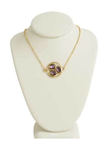 Amethyst Cluster Necklace