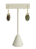 Abalone Filigree Earrings