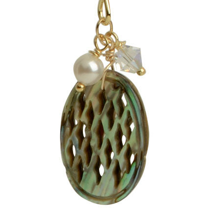 Abalone Filigree Earrings