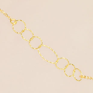 Shimmer Modern Chain Anklet