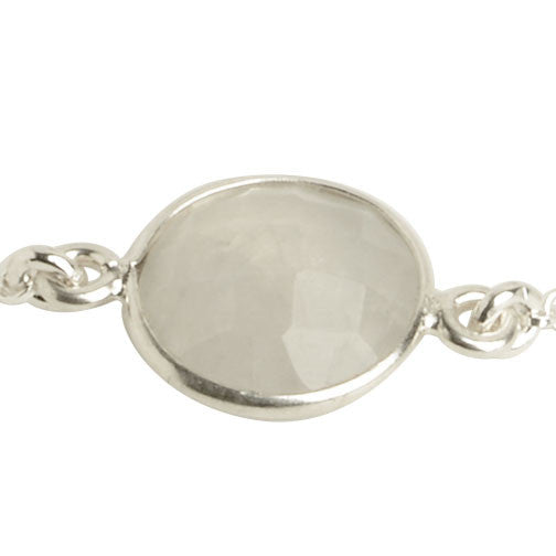 Moonstone Bezel Bracelet