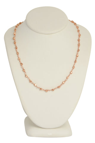 Rose Gold Nugget Necklace