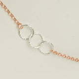 Rose Gold Circle Anklet