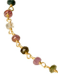 Watermelon Tourmaline Gemstone Bracelet