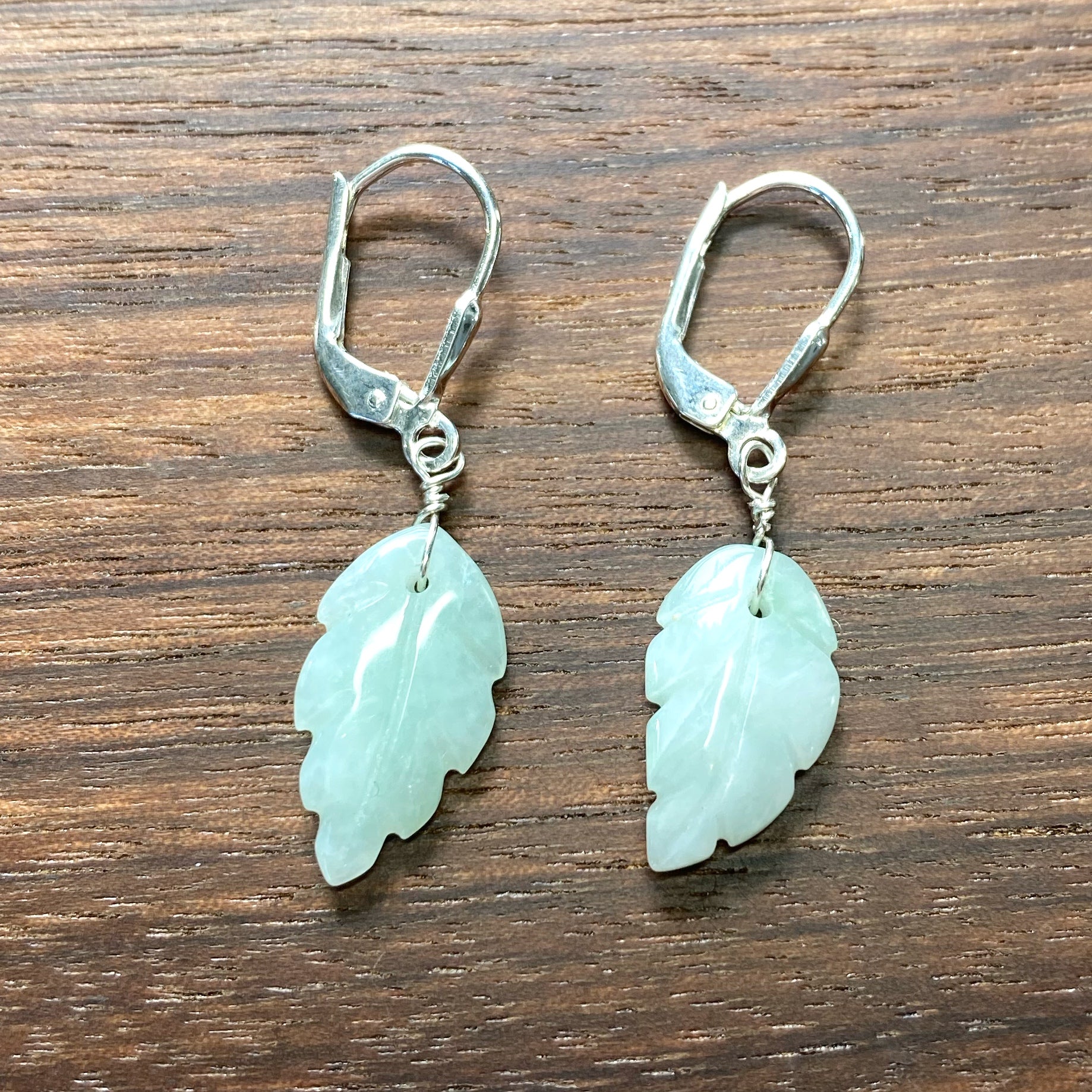 Jade Leaf Earrings – YUMI JEWELRY + PLANTS