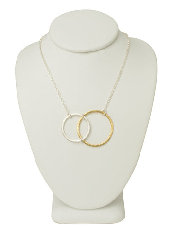 Abstract Circle Necklace