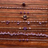 Amethyst Purple Choker Necklaces - Collection 8/8/20