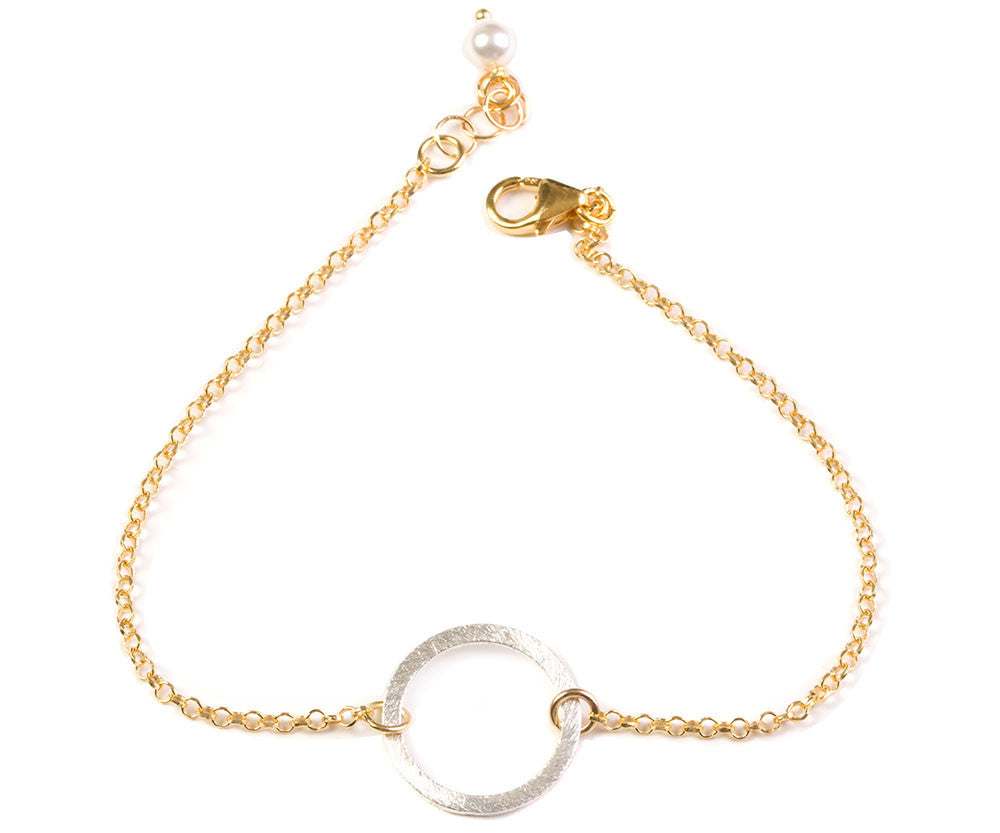 Silver Circle Bracelet