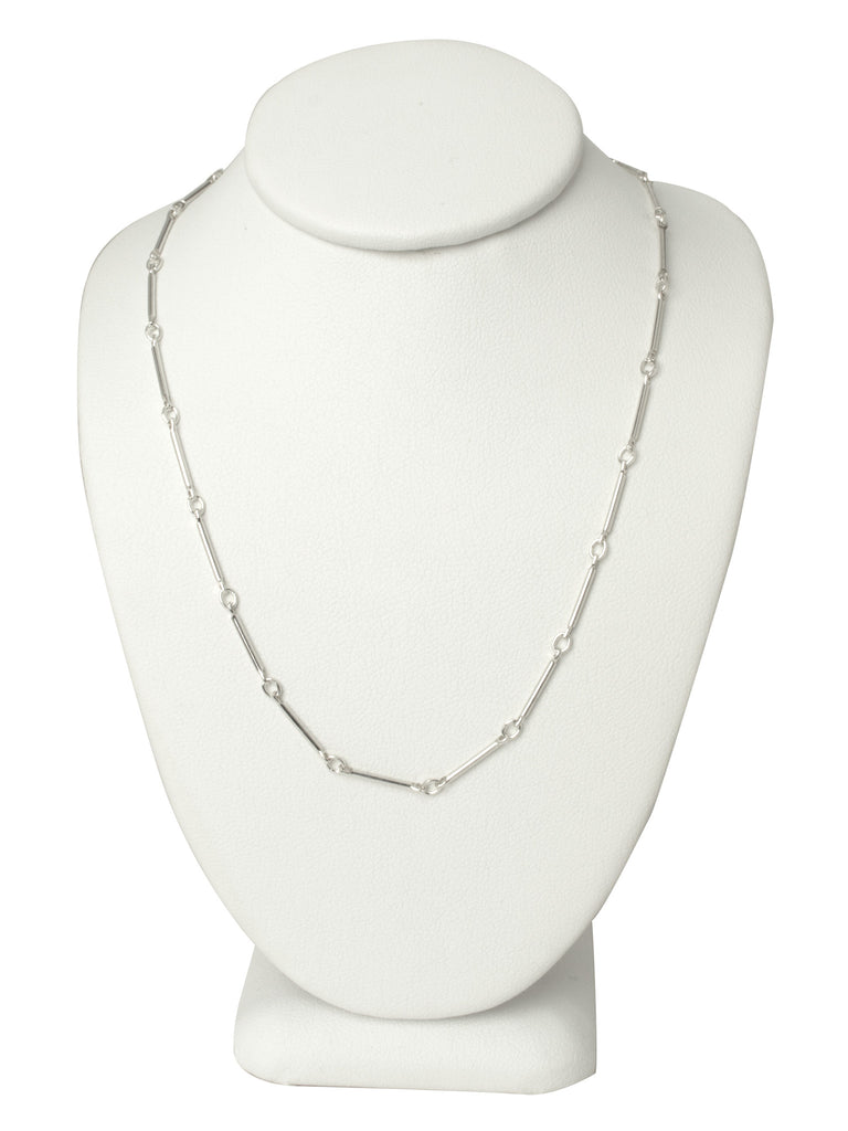 Silver Line Chain Necklace