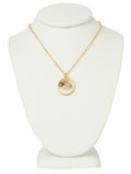 Bursting Color Gemstones Eternity Necklace