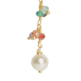 Multi Gemstone Charm Earrings