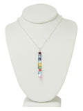 Crystal Logo Line Necklace
