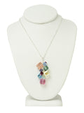 Colorful Crystal Charm Necklace