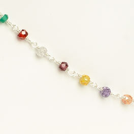 Multi-Gemstone Anklet