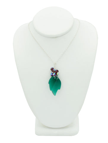 Holly Berries Crystal Necklace