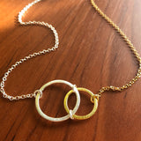 Abstract Circle Necklace