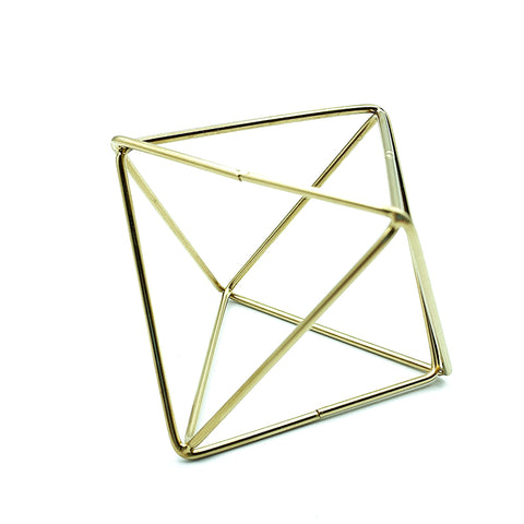 Gold Polygon Stand