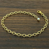 Gold Smooth Oval Chain