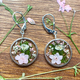 Pink Flower Garden Earrings - BG 33