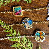 Real Flowers Terrarium Bracelets - 11/2/21