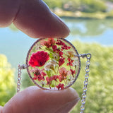 Ruby Botanical Garden Necklace - BG71