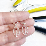 Leaf Wire Earrings