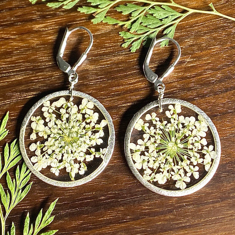 White Queen’s Anne Lace Earrings