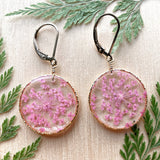 Queen Anne’s Lace Flower Earrings