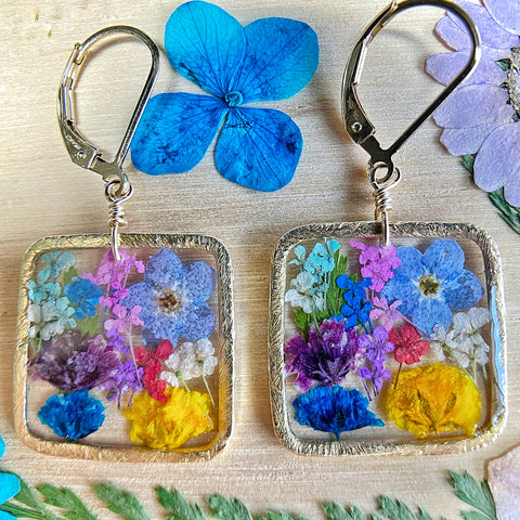 Colorful Botanical Garden Earrings - BG61