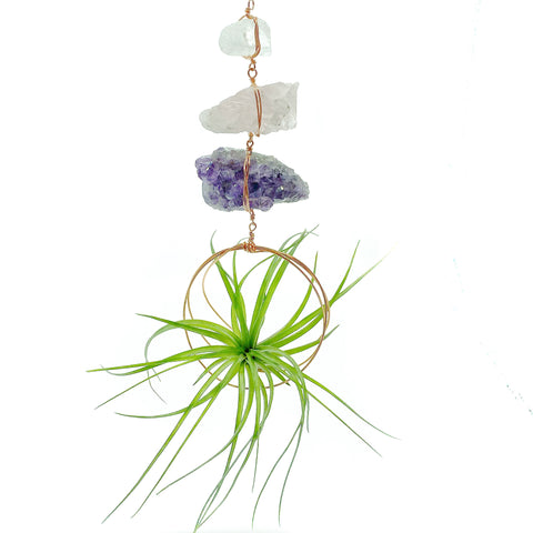 Gemstone Air Plant Mobile